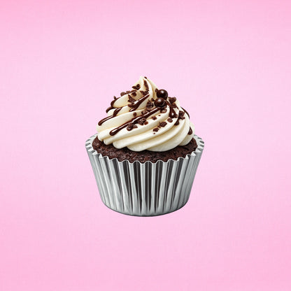 Silver Mini 2.5cm Base - 500Pieces Foil Baking Bulk Cupcake Cases Liner