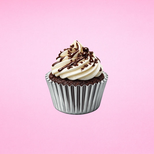 Silver Mini 2.5cm Base - 500Pieces Foil Baking Bulk Cupcake Cases Liner