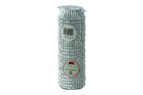 Silver Mini Base - Baking Bulk Cupcake Cases Liner 3.5cm (500 Pack) - Iconic Cake Art