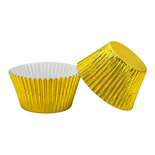 Antique Gold Foil - 250Pieces Plain Baking Cupcake Bulk Cup Cake Case