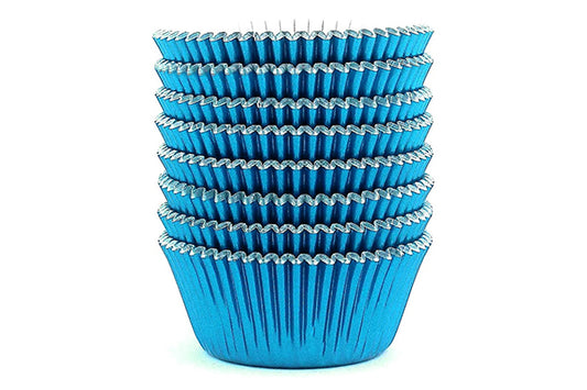 Royal Blue Large Baking Cups - Cupcake Cases (250 Pack) - Gateau Art