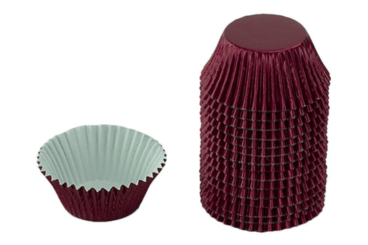 Burgundy Large Baking Cups - Cupcake Cases (250 Pack) - Gateau Art