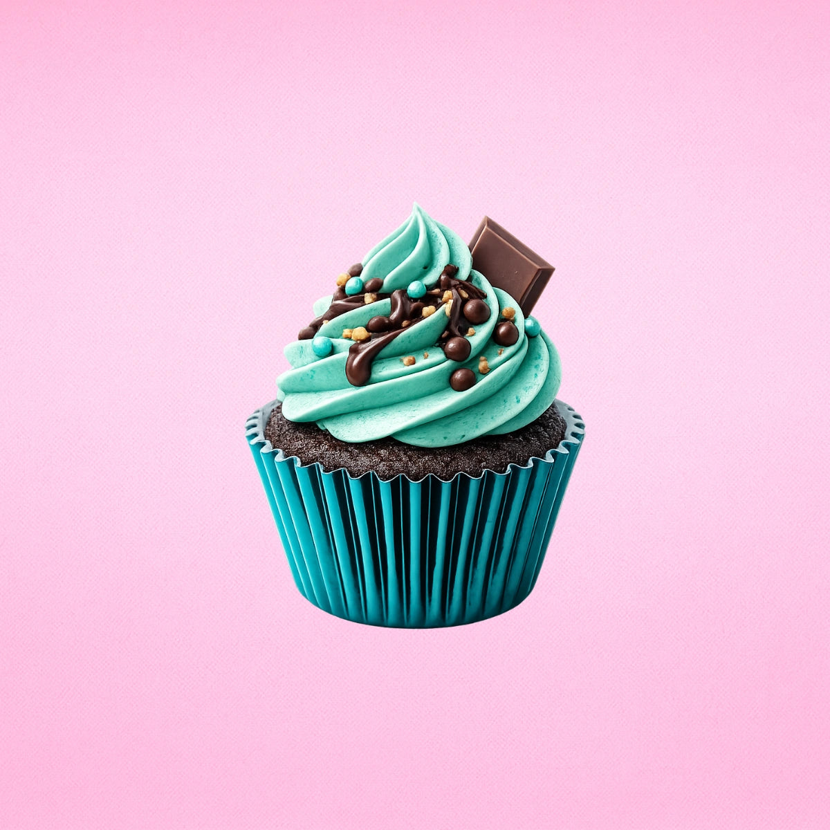 Teal Green Mini 2.5cm Base - 500Pieces Foil Baking Bulk Cupcake Cases Liner