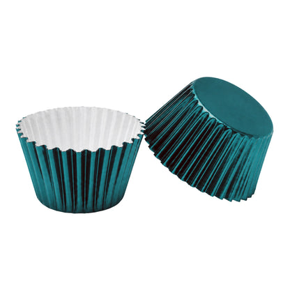 Teal Green Mini 2.5cm Base - 500Pieces Foil Baking Bulk Cupcake Cases Liner