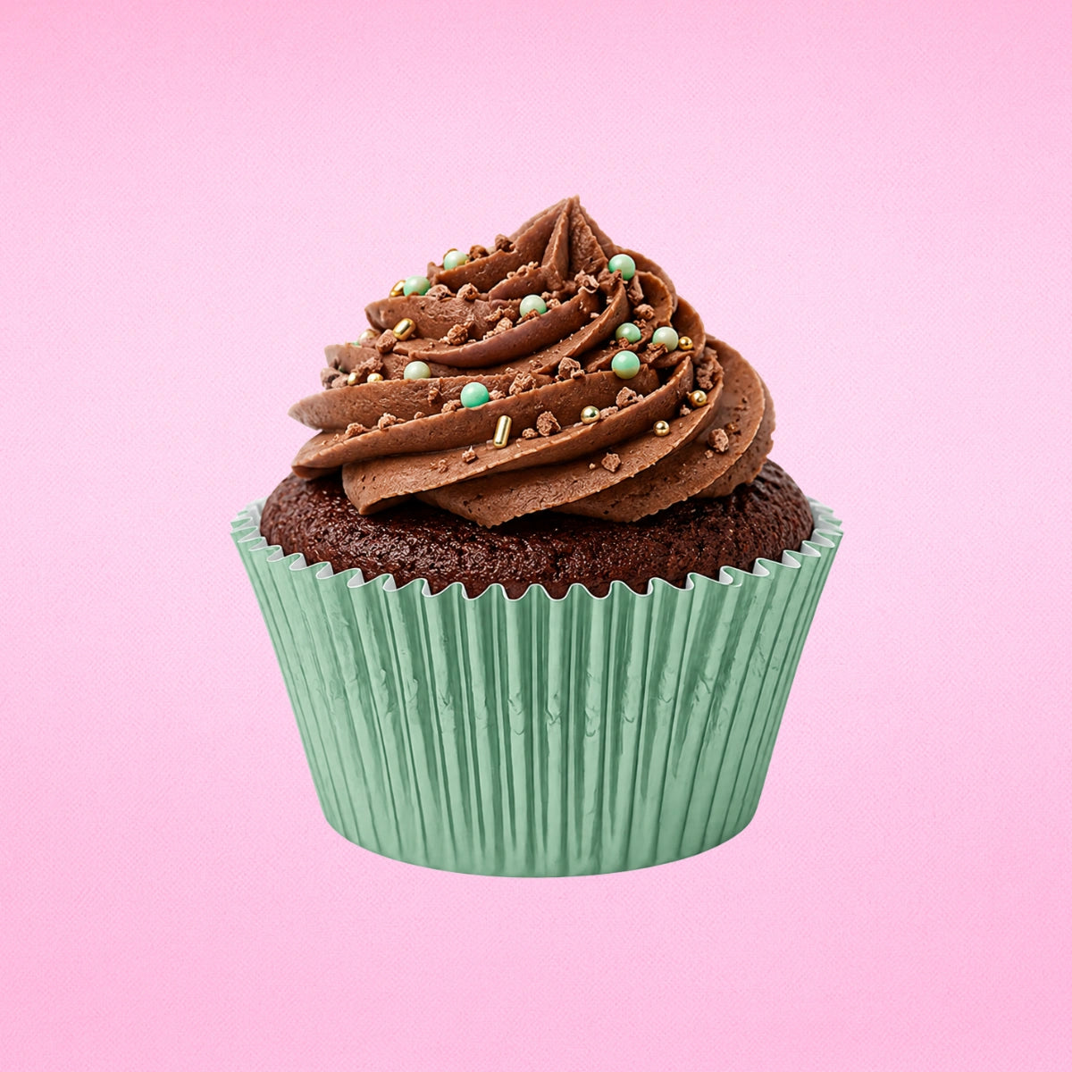 Gun Metal Large Foil - 250Pieces Plain Baking Cupcake Bulk Cup Cake Case