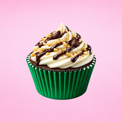 Green Large Foil Baking Cups (250 Pack) - Cupcake Cases