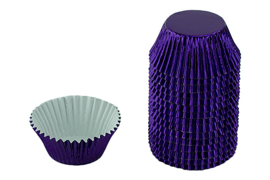 Purple Large Plain Baking Cupcake Bulk Cup Cake Case (250 Pack) - Gateau Art