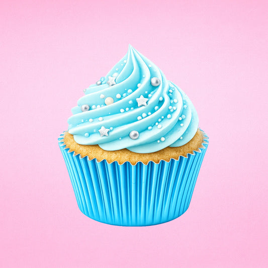 Royal Blue Large Foil Baking Cups 250Pc - Cupcake Cases