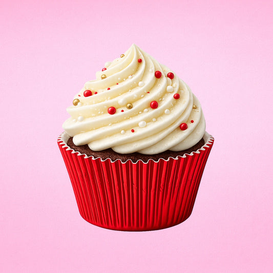 Red Large Foil - 250Pieces Plain Baking Cupcake Bulk Cup Cake Case