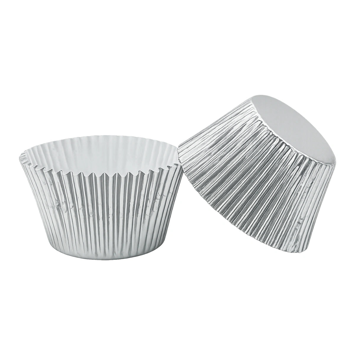 Silver Large Foil - 250Pieces Plain Baking Cupcake Bulk Cup Cake Case