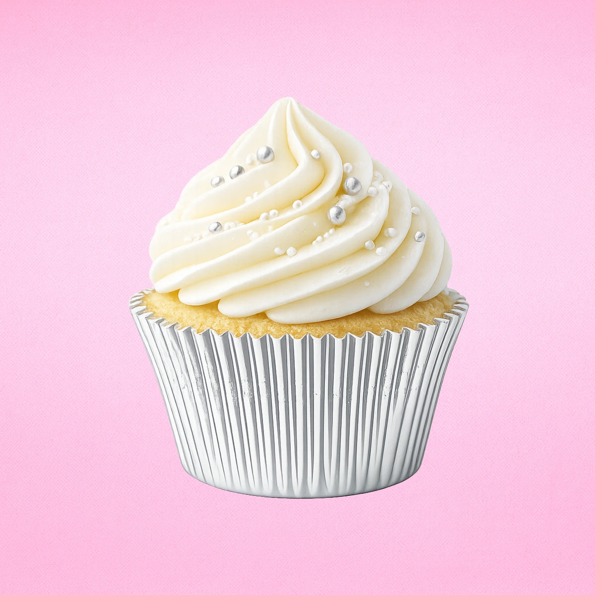 Silver Large Foil - 250Pieces Plain Baking Cupcake Bulk Cup Cake Case