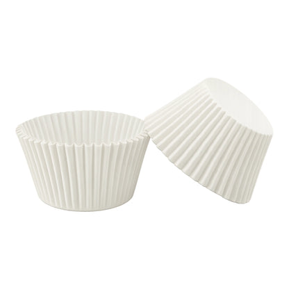 White Large Foil - 250Pieces Plain Baking Cupcake Bulk Cup Cake Case