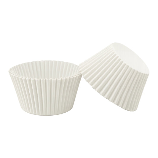 White Large Foil - 250Pieces Plain Baking Cupcake Bulk Cup Cake Case