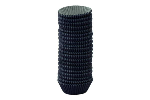 Black Mini Base - Baking Bulk Cupcake Cases Liner 3.5cm (500 Pack) - Iconic Cake Art