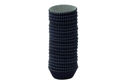 Black Mini Base - Baking Bulk Cupcake Cases Liner 3.5cm (500 Pack) - Iconic Cake Art