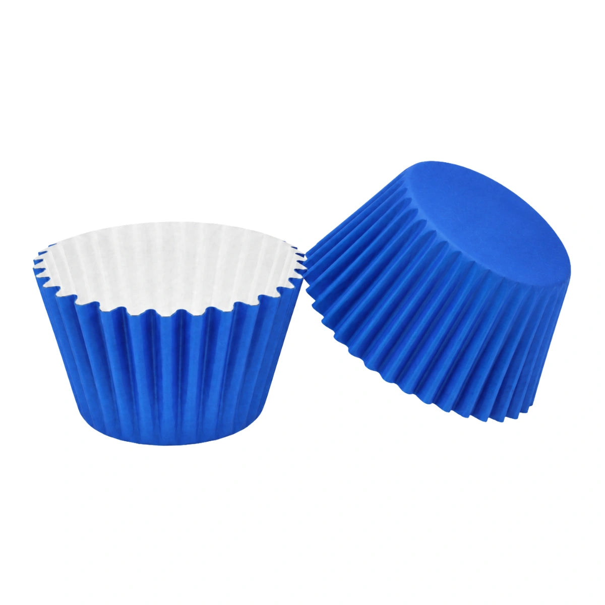 Blue Mini 2.5cm Base - 500 Pieces Paper Baking Bulk Cupcake Cases Liner