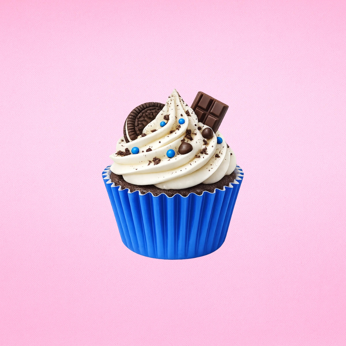 Blue Mini 2.5cm Base - 500 Pieces Paper Baking Bulk Cupcake Cases Liner