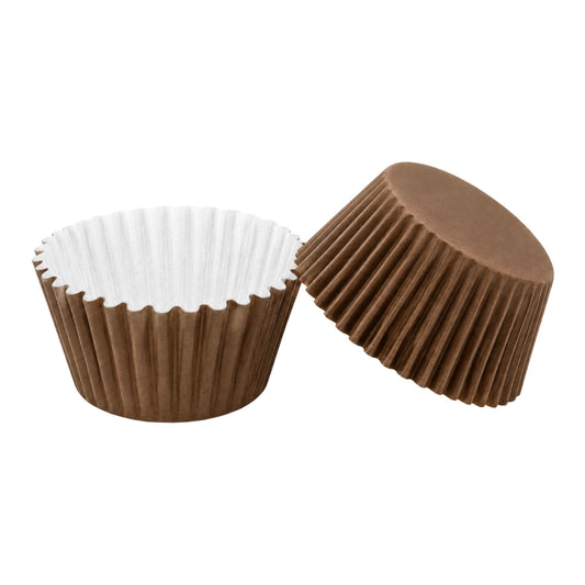 Brown Mini 3.5cm Base - 500 Pieces Paper Baking Bulk Cupcake Cases Liner