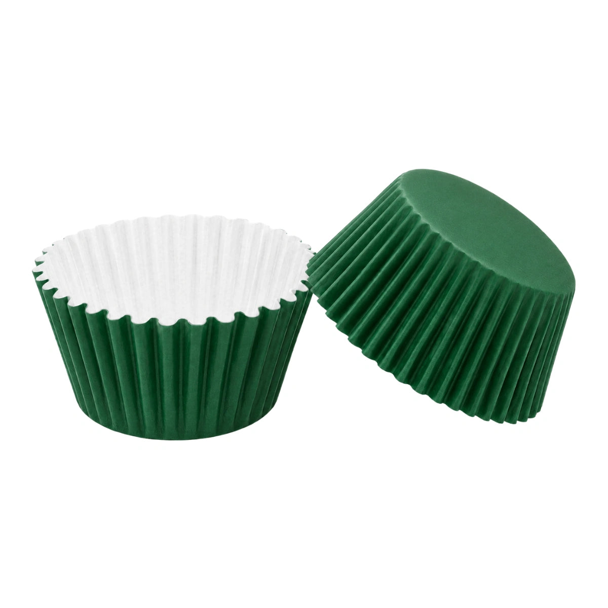 Dark Green Mini 3.5cm Base - 500Pieces Paper Baking Bulk Cupcake Cases Liner
