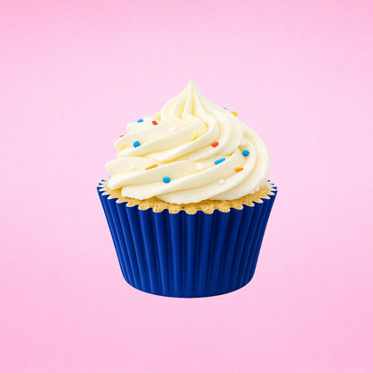 Navy Blue Mini 3.5cm Base - 500Pieces Paper Baking Bulk Cupcake Cases Liner