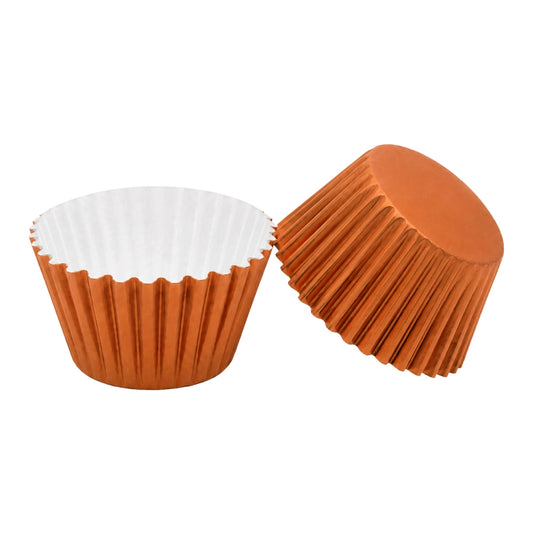 Orange Mini 2.5cm Base - 500 Pieces Paper Baking Bulk Cupcake Cases Liner