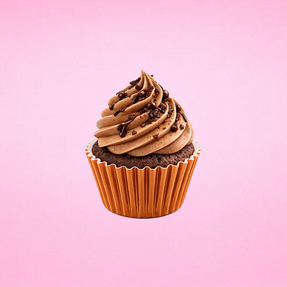 Orange Mini 2.5cm Base - 500 Pieces Paper Baking Bulk Cupcake Cases Liner