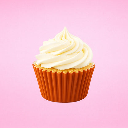 Orange Mini 3.5cm Base - 500Pieces Paper Baking Bulk Cupcake Cases Liner