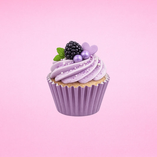 Purple Mini 2.5cm Base - 500 Pieces Paper Baking Bulk Cupcake Cases Liner