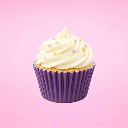Purple Mini 3.5cm Base - 500Pieces Paper Baking Bulk Cupcake Cases Liner