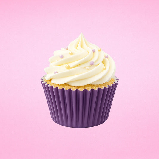 Purple Mini 3.5cm Base - 500Pieces Paper Baking Bulk Cupcake Cases Liner