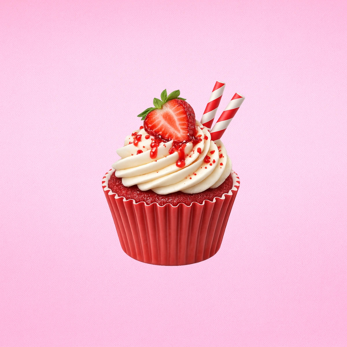 Red Mini 2.5cm Base - 500 Pieces Paper Baking Bulk Cupcake Cases Liner