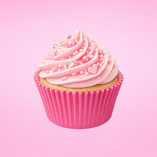 Baby Pink 250Pc Greaseproof Baking Cupcake Cases - 5X3.2cm