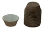 Brown Chocolate Baking Cups - Cupcake Cases (250 Pack) - Gateau Art