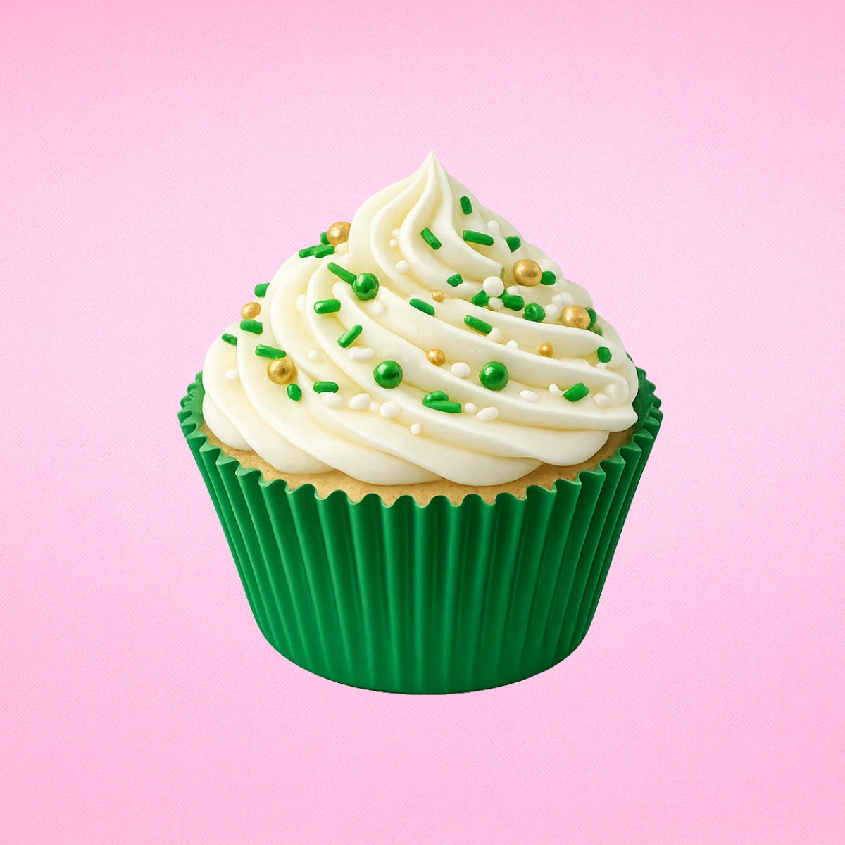 Dark Green 250Pc Greaseproof Baking Cupcake Cases - 5X3.2cm