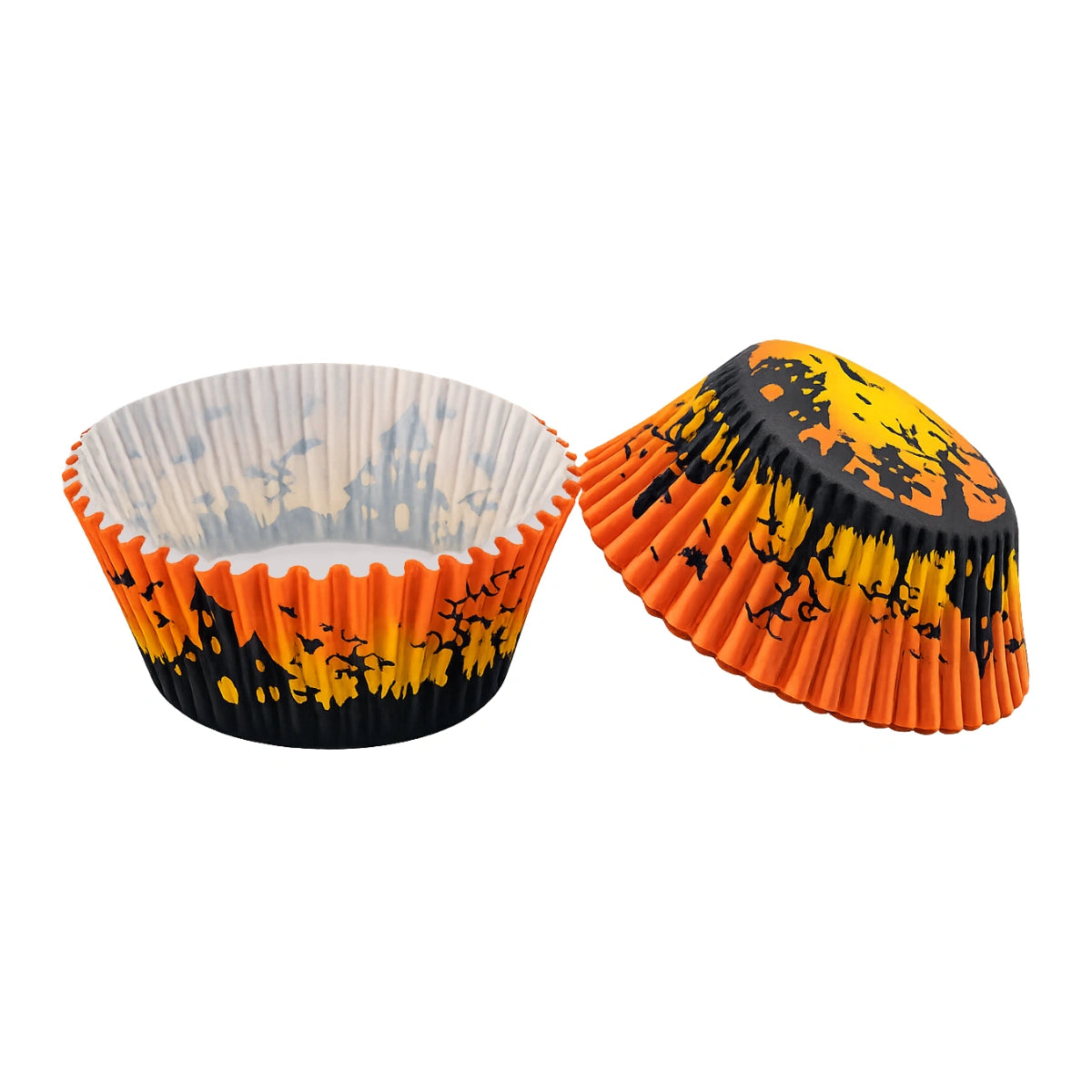 250 pcs 50mm x 35mm Halloween Witch GreaseproofCupcake Cases - Iconic Cake Art