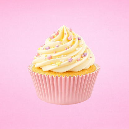 250 pcs 50mm x 35mm Light Pink Greaseproof - Iconic Cake Art