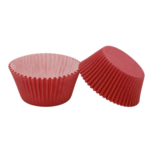 250 pcs 50mm x 35mm Merry Christmas Red GreaseproofCupcake Cases - Iconic Cake Art