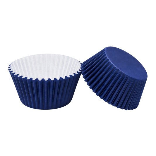 Navy Blue 250Pc Greaseproof Baking Cupcake Cases - 5X3.2cm