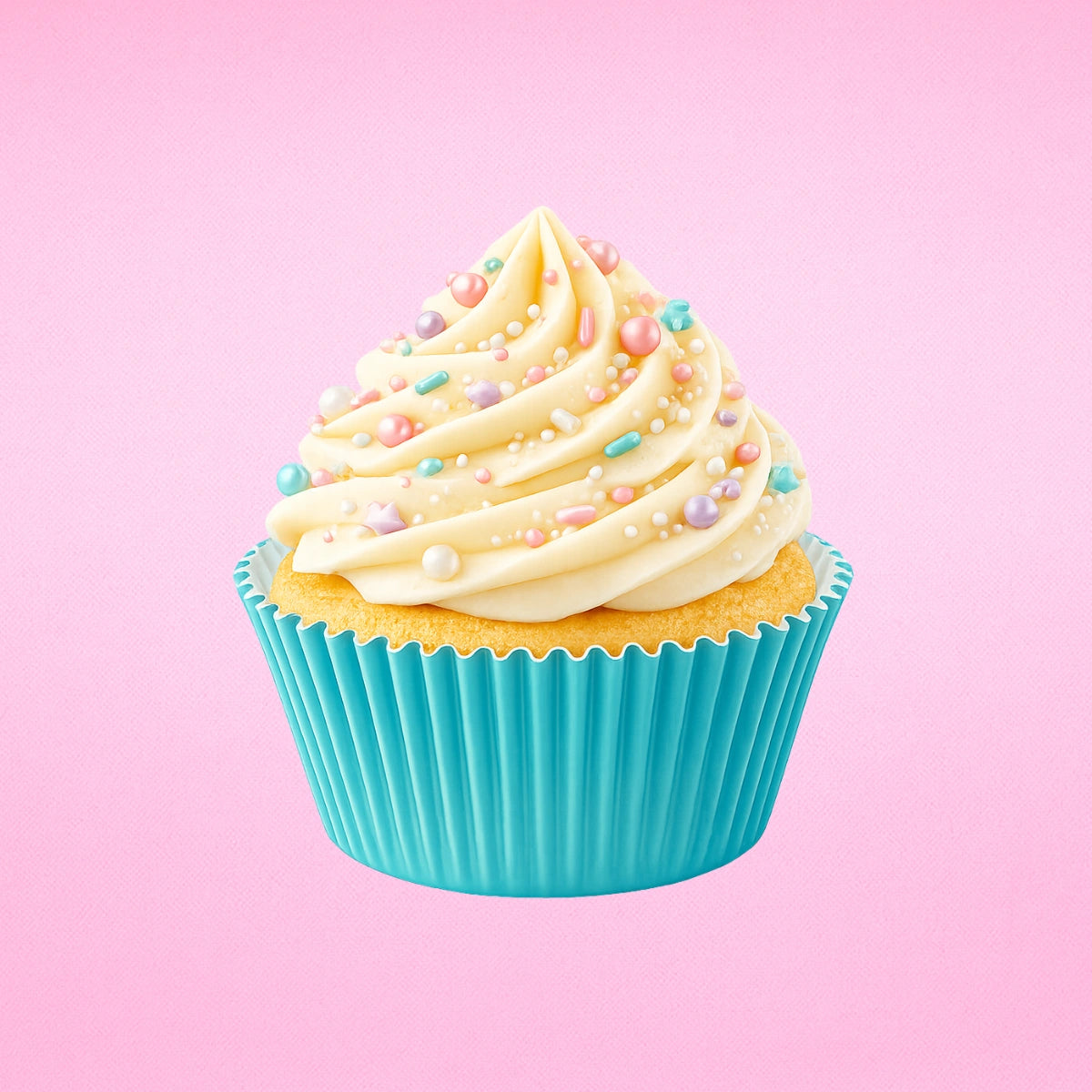 Light Blue (Tiffany) 250Pc Greaseproof Baking Cupcake Cases - 5X3.2cm