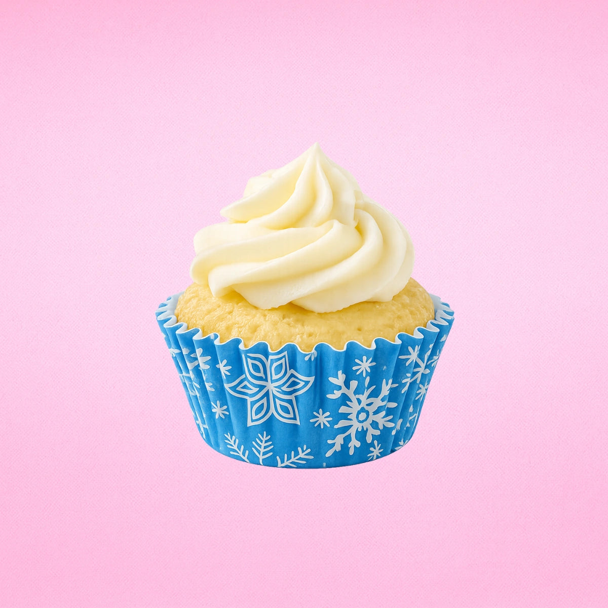 Snowflakes Greaseproof Mini Cupcake Cases 35mm - Iconic Cake Art