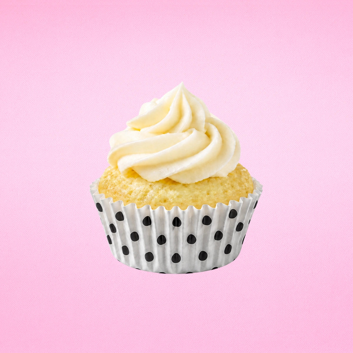 Black White and Polka Greaseproof Mini Cupcake Cases 35mm - Iconic Cake Art