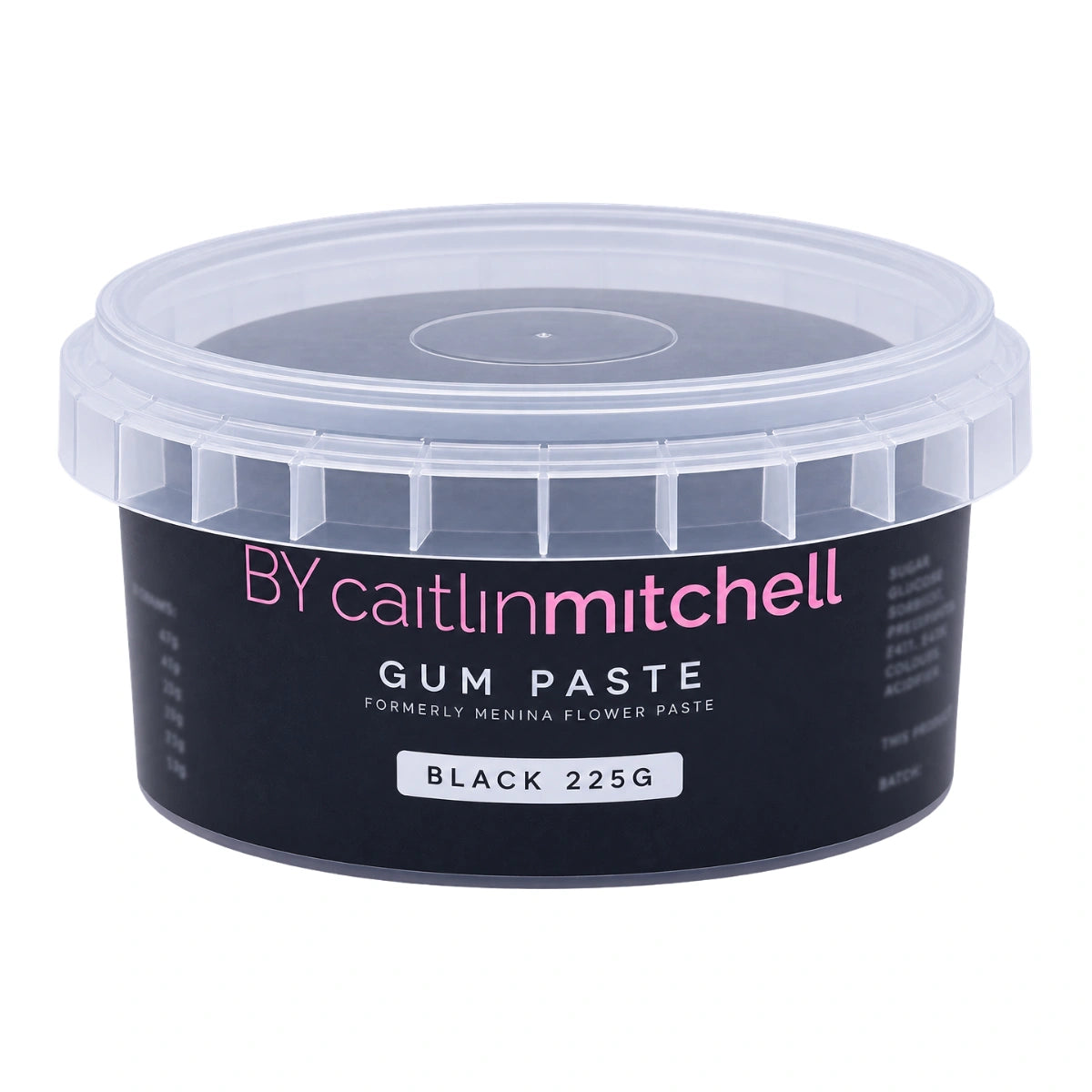 Black Gum Paste 225g - By Caitlin Mitchell