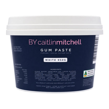 White Gum Paste 950g - By Caitlin Mitchell