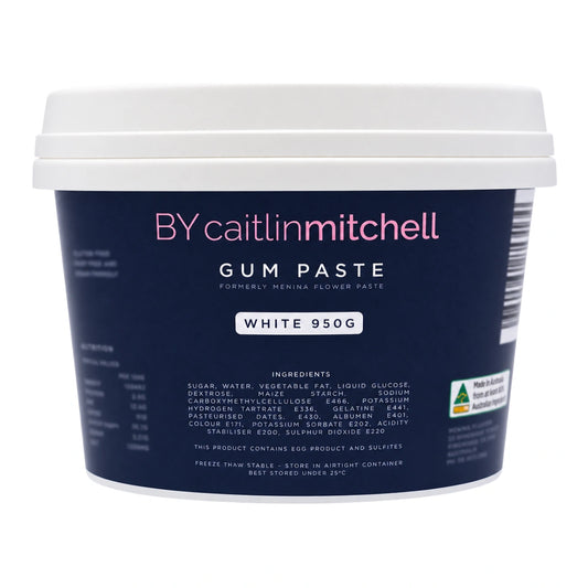 White Gum Paste 950g - By Caitlin Mitchell