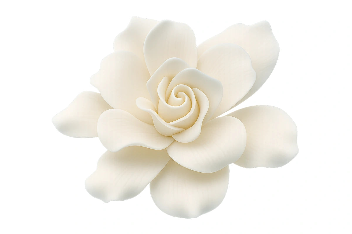 White Belmont Gardenia13cm - Sweet Sugar Flowers