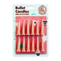 Rose Gold Bullet Candles (12 Pack) - Gateau Art