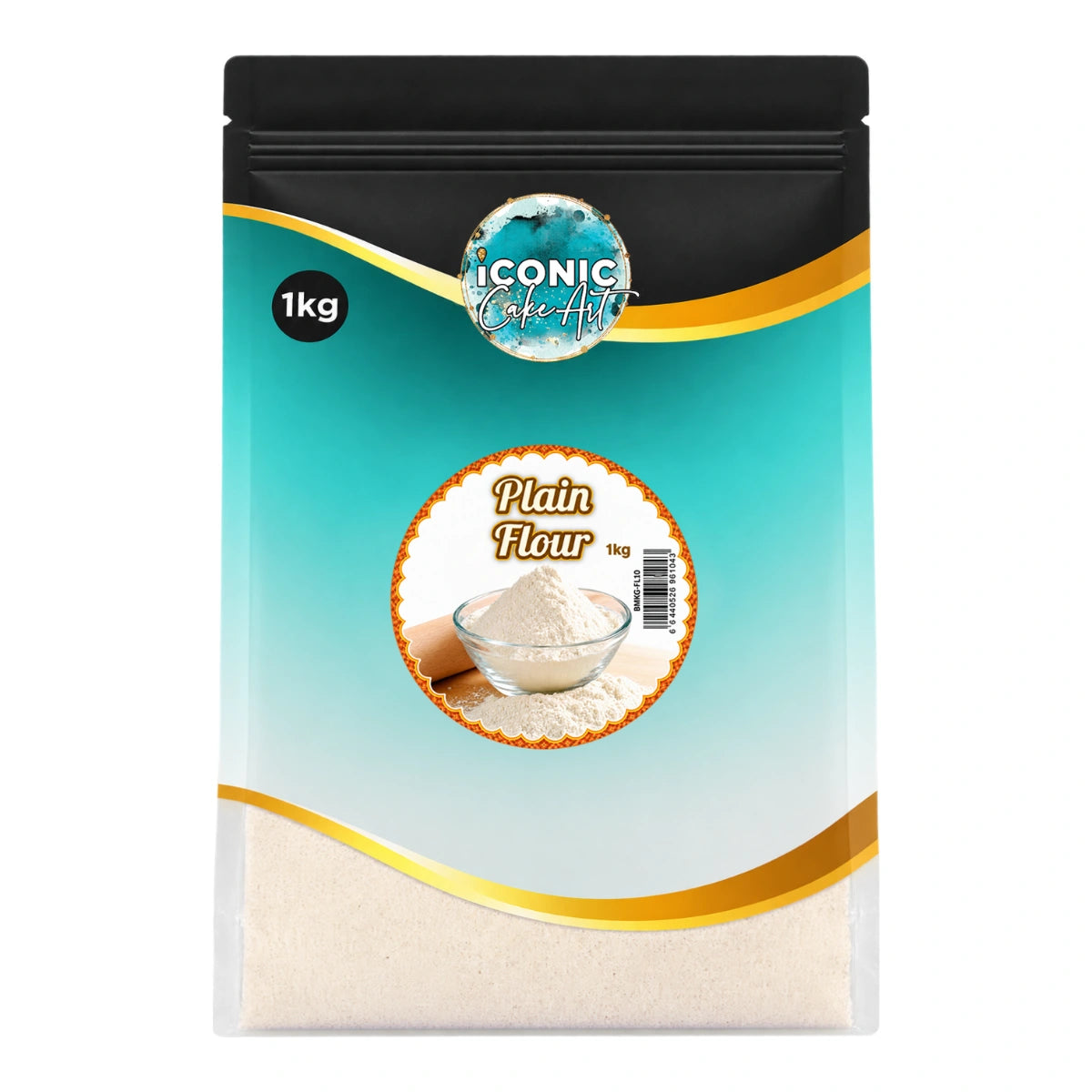 Plain Flour - Bread Making Ingredient 1kg - Iconic Cake Art