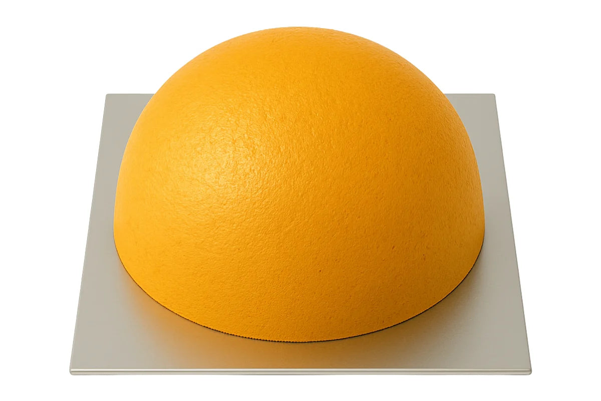 White Chocolate Dome Cake Bake Only 8 Inch - Iconic Bakery