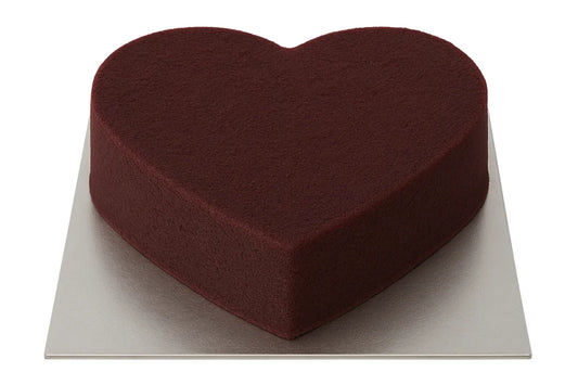 Red Velvet Mud Cake Heart Bake Only 8 Inch - Iconic Bakery