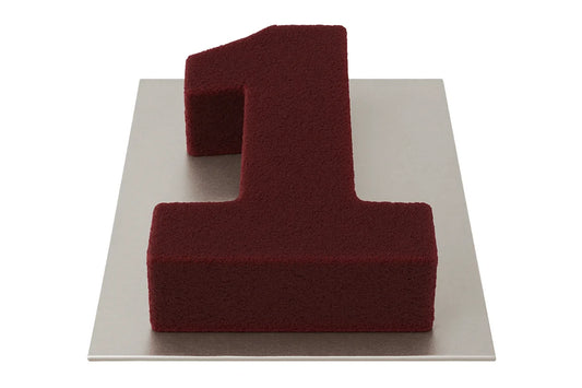 Red Velvet Number Cake 14 Inch Large Bake Only - Iconic Bakery